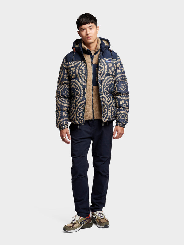 Penfield Jacquard Bowerbridge Jacket In Navy Blue