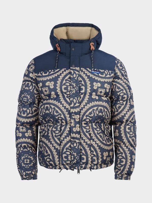 penfield Jacquard Bowerbridge Jacket in Navy Blue