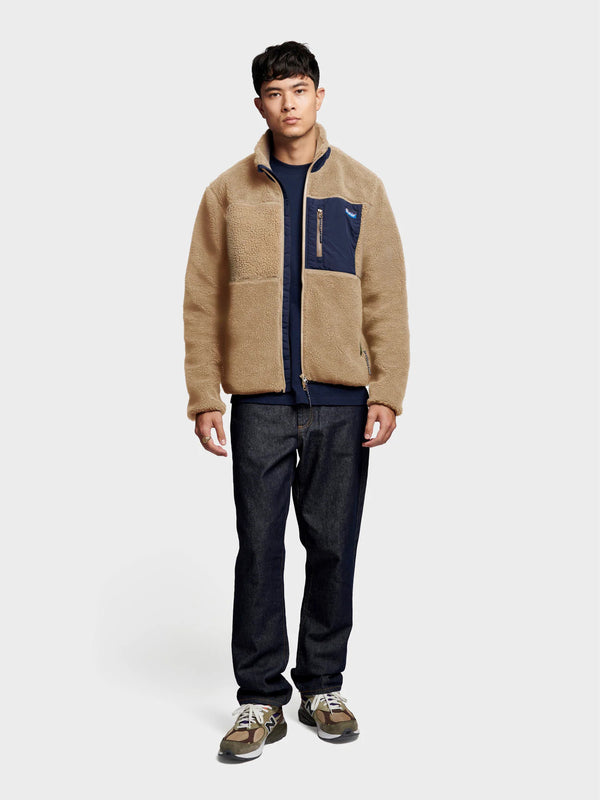 Penfield Mattawa Fleece Jacket In Chinchilla