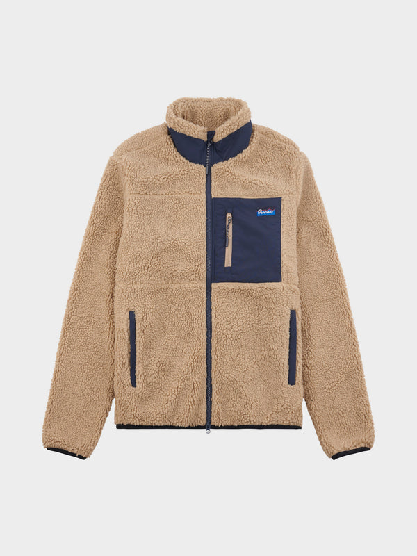 penfield Mattawa Fleece Jacket in Chinchilla