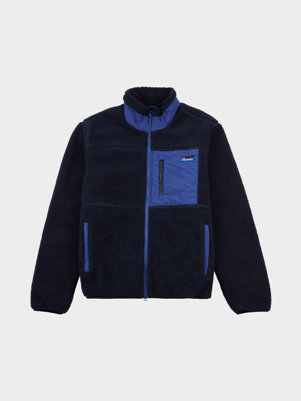 penfield Mattawa Fleece Jacket in Navy Blue