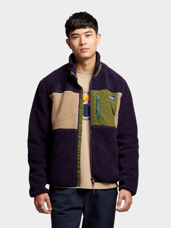 Penfield Mattawa Fleece Jacket In Nightshade