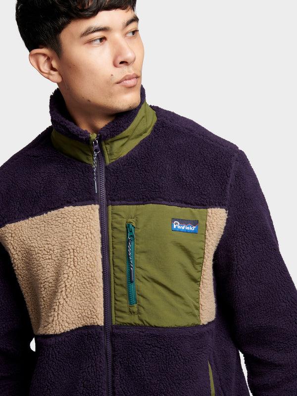 Penfield Mattawa Fleece Jacket In Nightshade