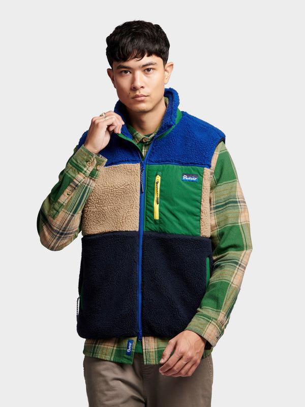 Penfield Mattawa Fleece Vest In Sodalite Blue