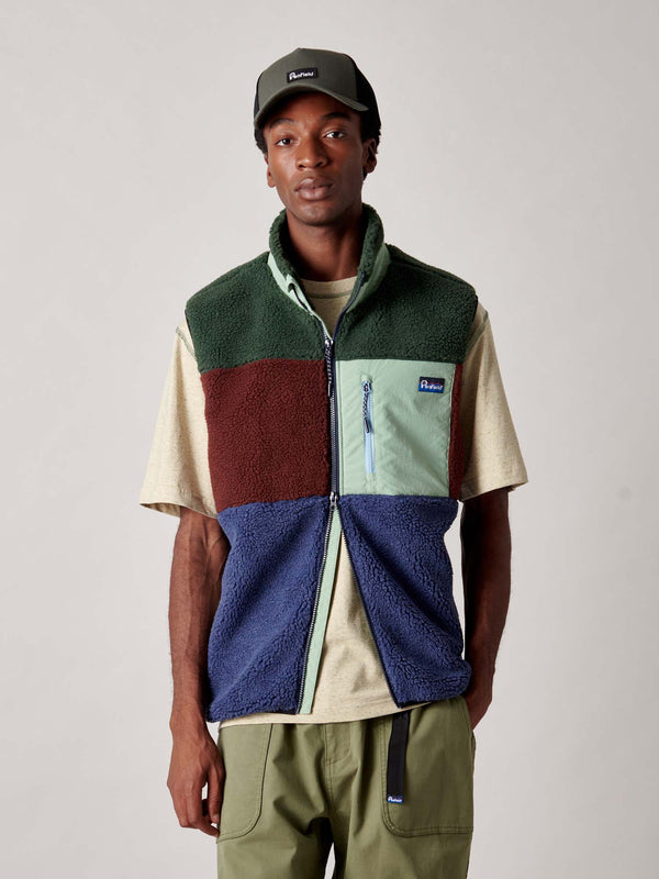 Penfield Mattawa Vest In Blue Indigo