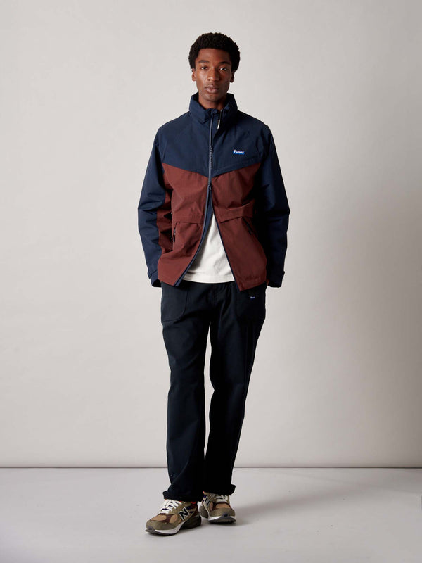 Penfield Northrim Rain Jacket In Rum Raisin