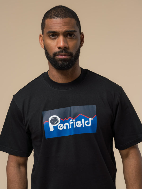 Penfield Original Large Logo T-Shirt In Black