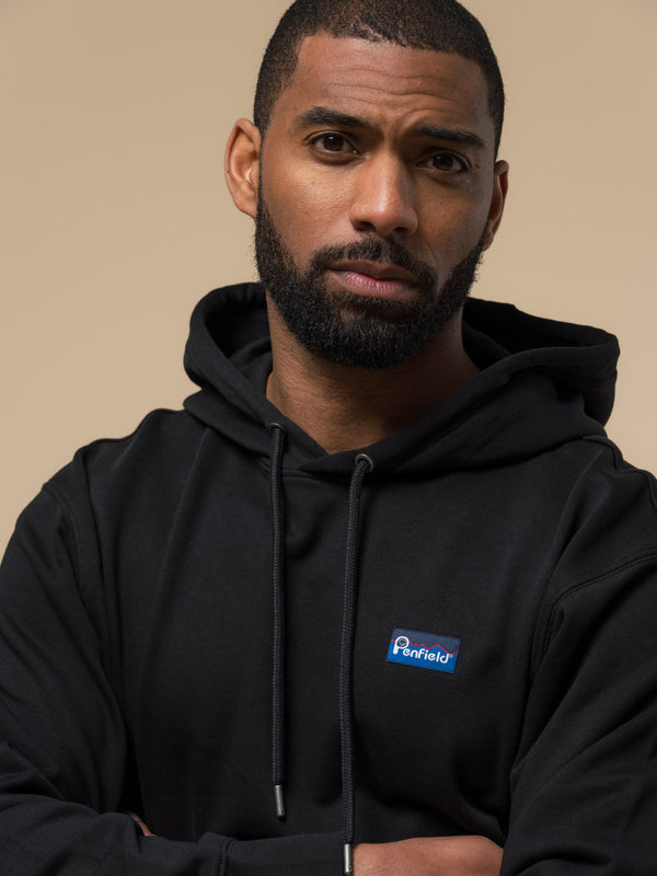 Penfield Original Logo Hoodie In Black