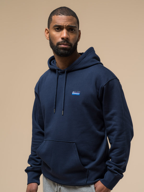 penfield Original Logo Hoodie In Navy Blue