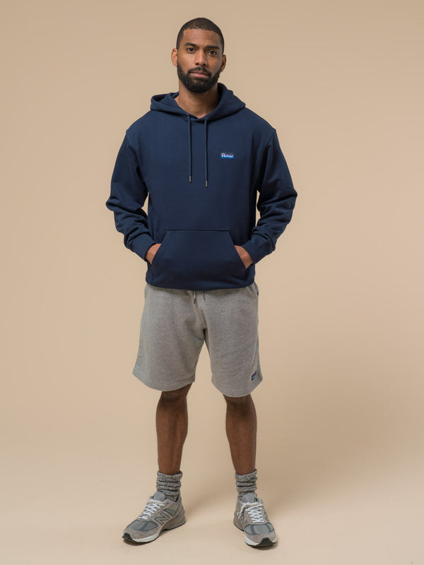 penfield Original Logo Hoodie In Navy Blue