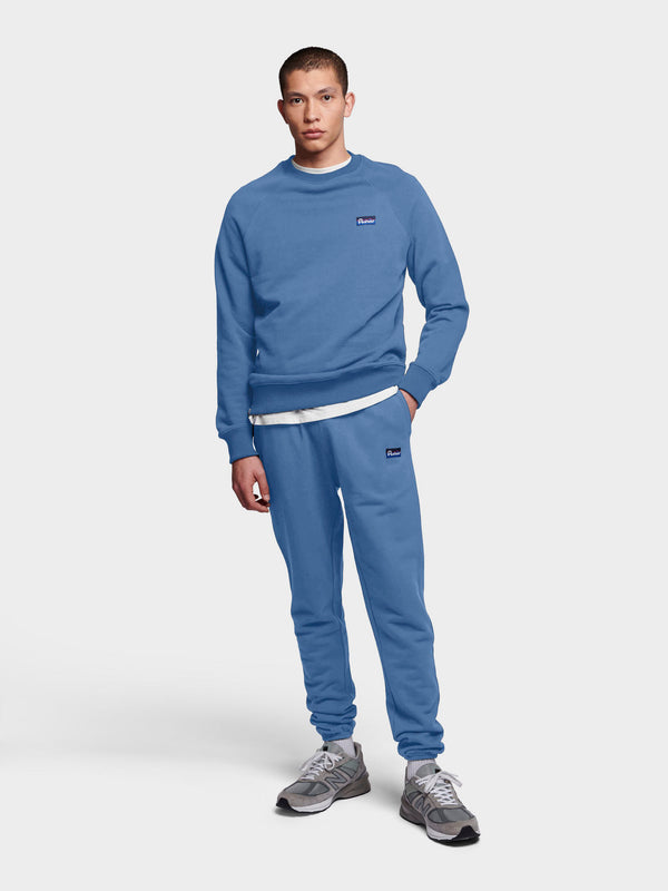 Penfield Original Logo Sweat Pant In Blue Horizon