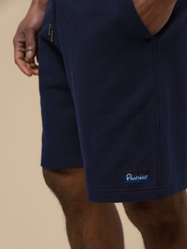 Penfield Original Logo Sweat Short In Black