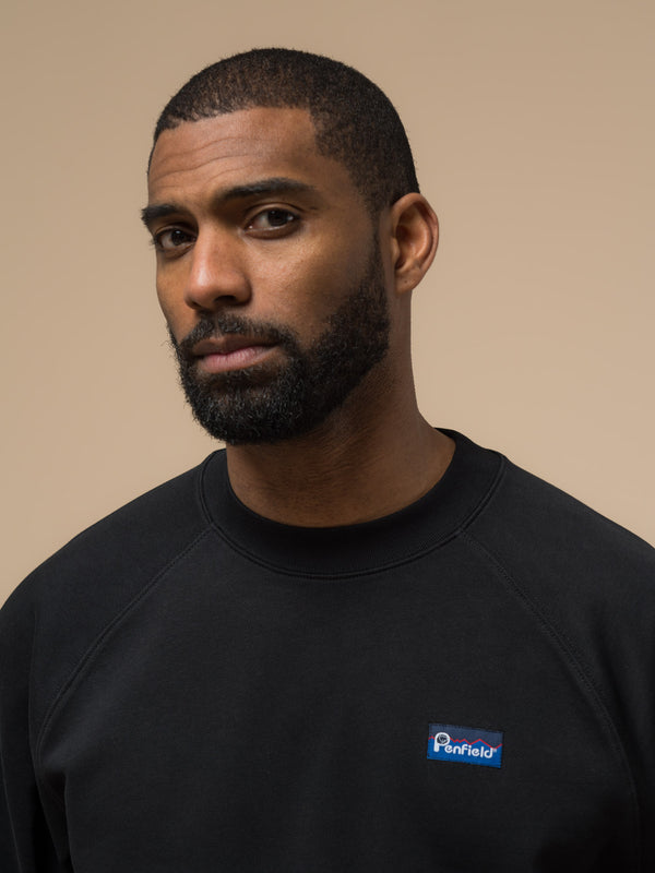 Penfield Original Logo Sweatshirt In Black
