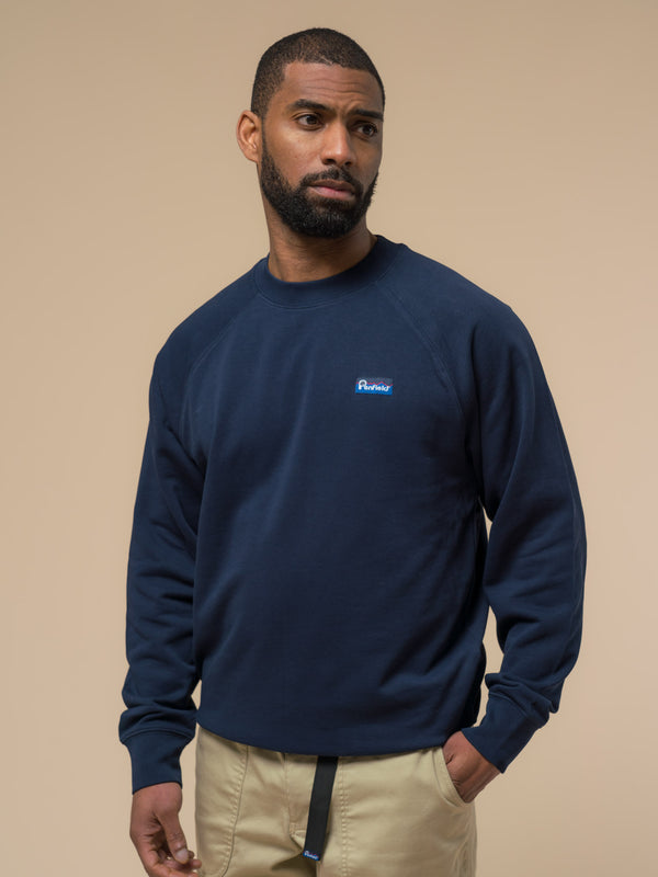 Penfield Original Logo Sweatshirt In Navy Blue