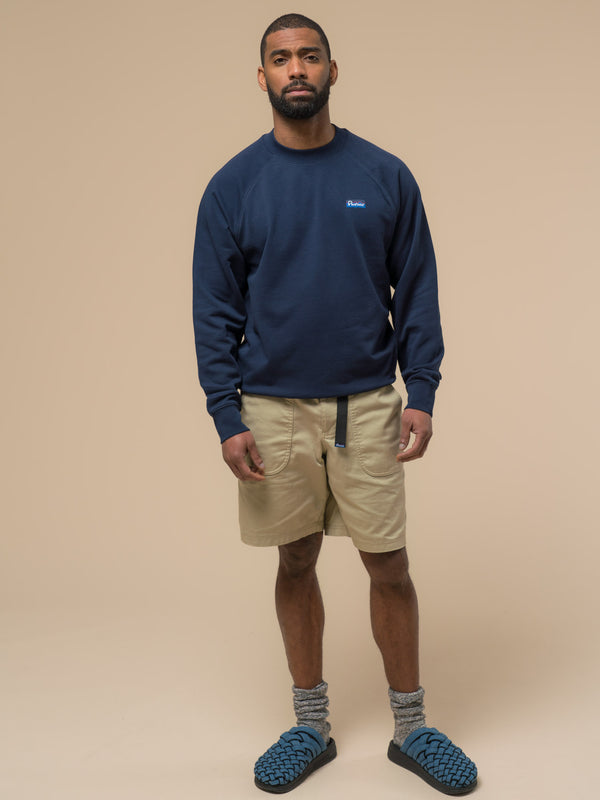 Penfield Original Logo Sweatshirt In Navy Blue