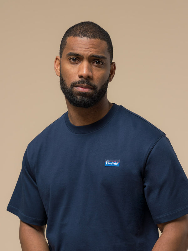 Penfield Original Logo T-Shirt In Navy Blue