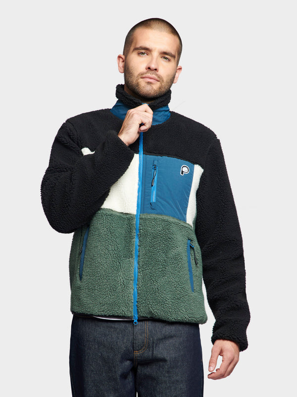 Penfield P Bear Fleece Jacket In Laurel Wreath