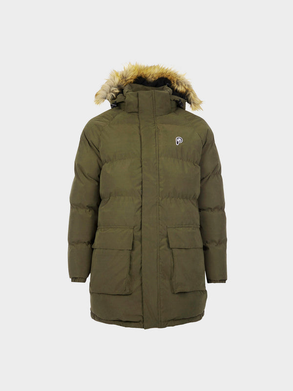 penfield P Bear Puffer Jacket in Forest Night