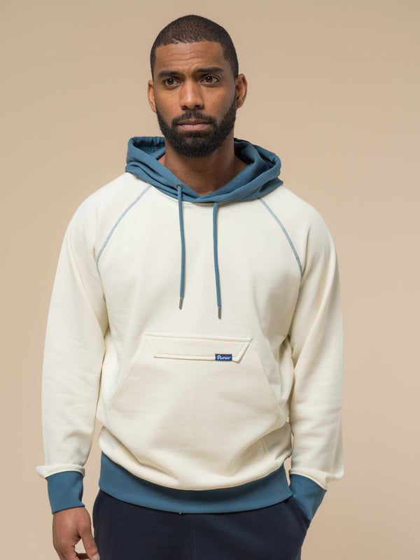 penfield Pac Jac Sweat Hoodie in Vanilla Ice