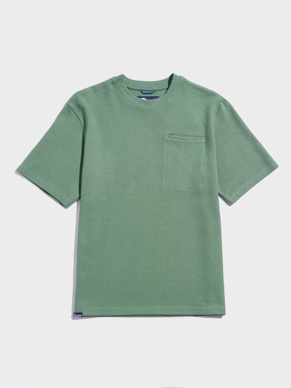 Penfield Pocket Double Rib T-Shirt In Dark Forest