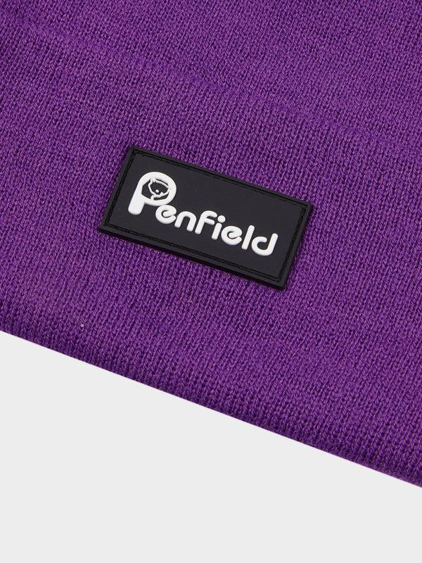 Penfield Reverse Badge Beanie In Pansy
