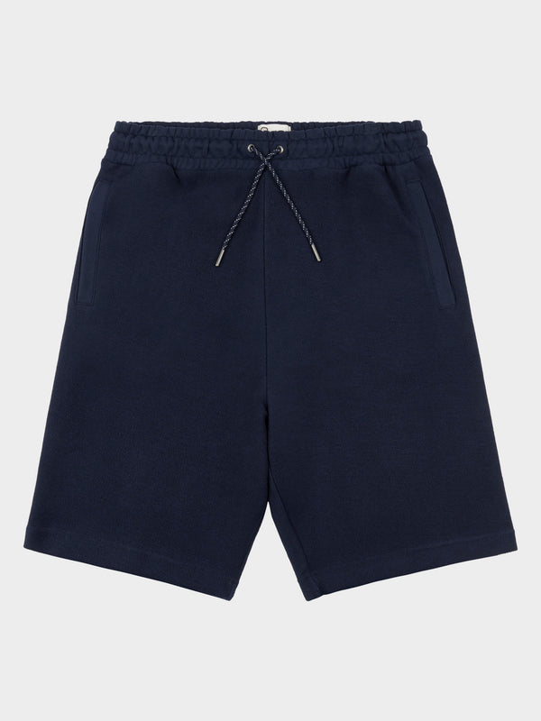 penfield Reverse Loopback Short in Navy Blue