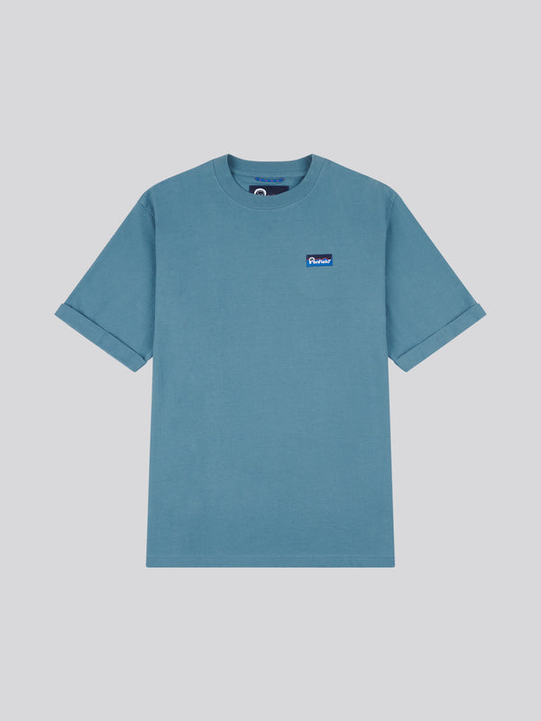 Penfield Ripple Textured T-Shirt In Blue Fusion