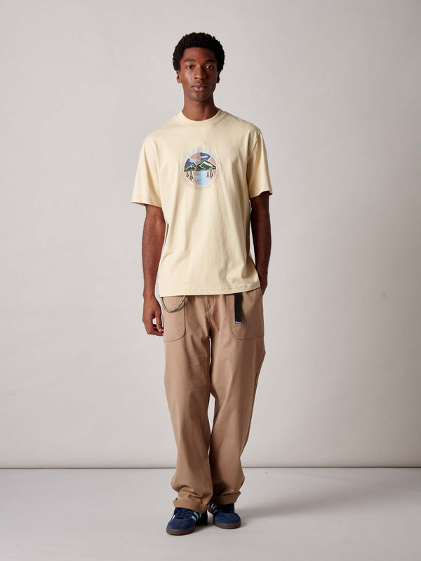 Penfield Riverview T-Shirt In Brown Rice