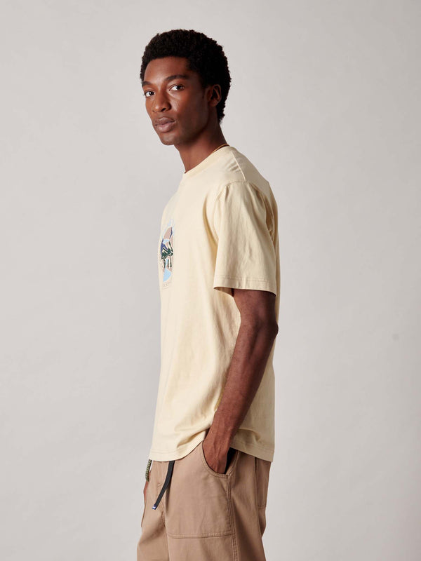 Penfield Riverview T-Shirt In Brown Rice