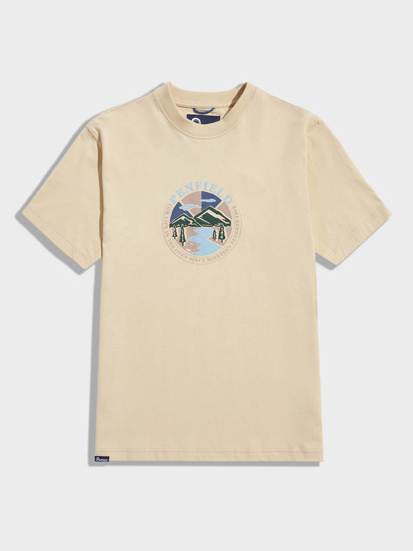 penfield Riverview T-Shirt in Brown Rice