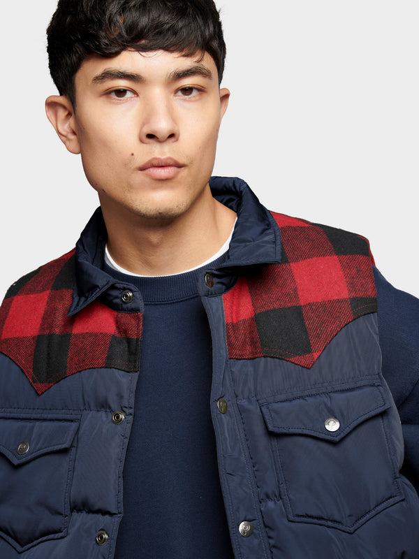 Penfield Rockford Vest In Navy Blue