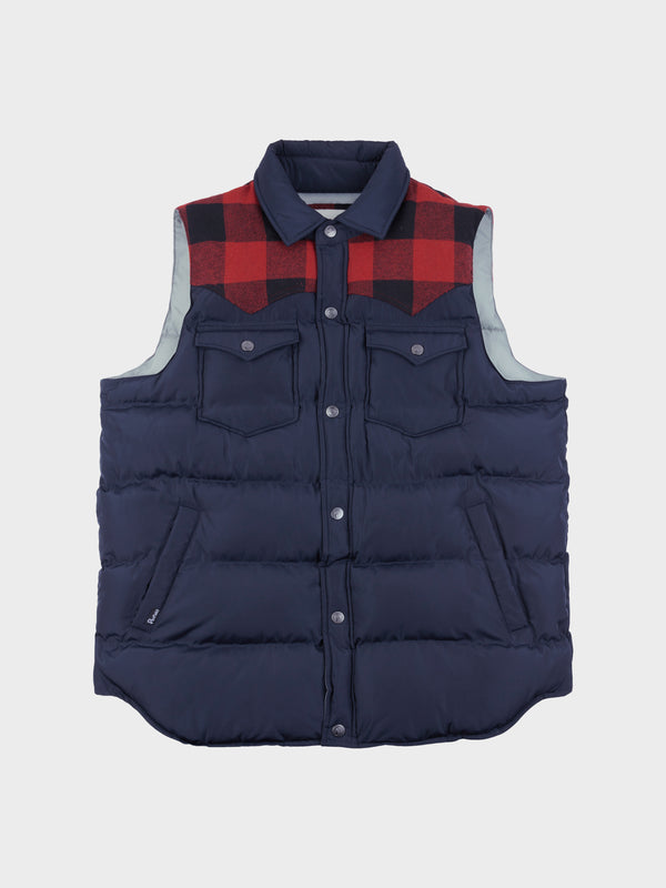 penfield Rockford Vest in Navy Blue