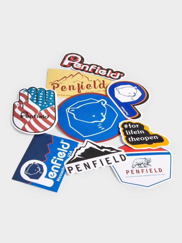 Penfield Sticker Pack In Black