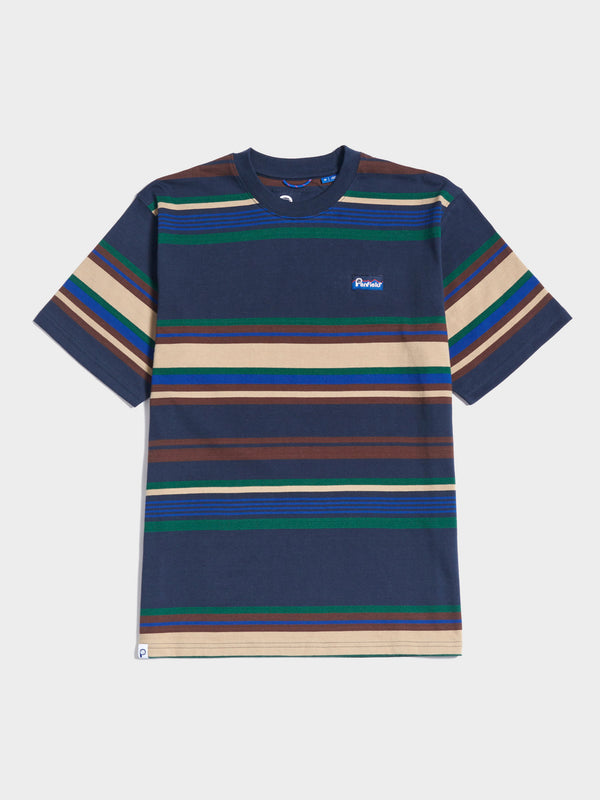 penfield Stripe T-Shirt in Navy Blue