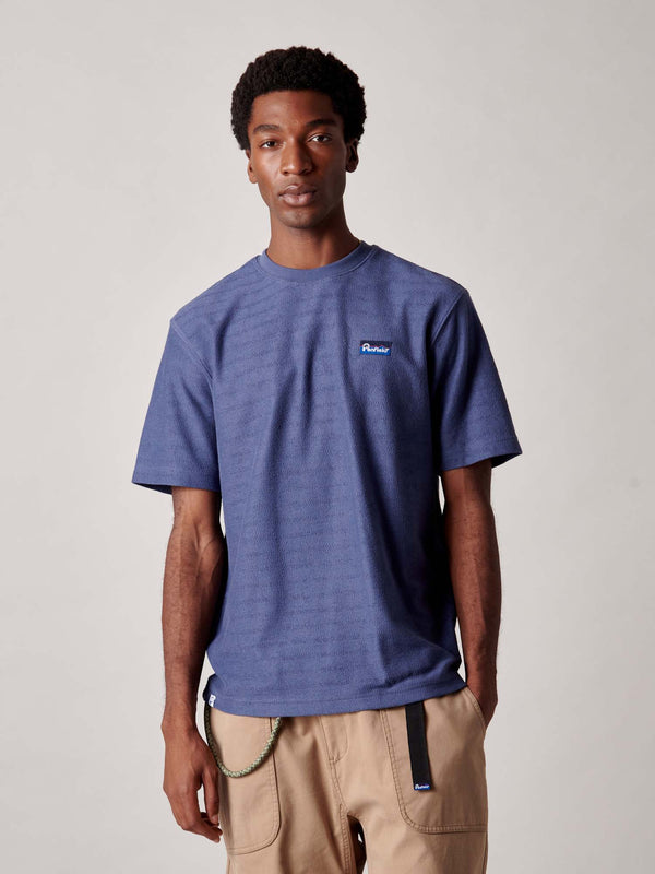 Penfield Textured T-Shirt In Blue Indigo