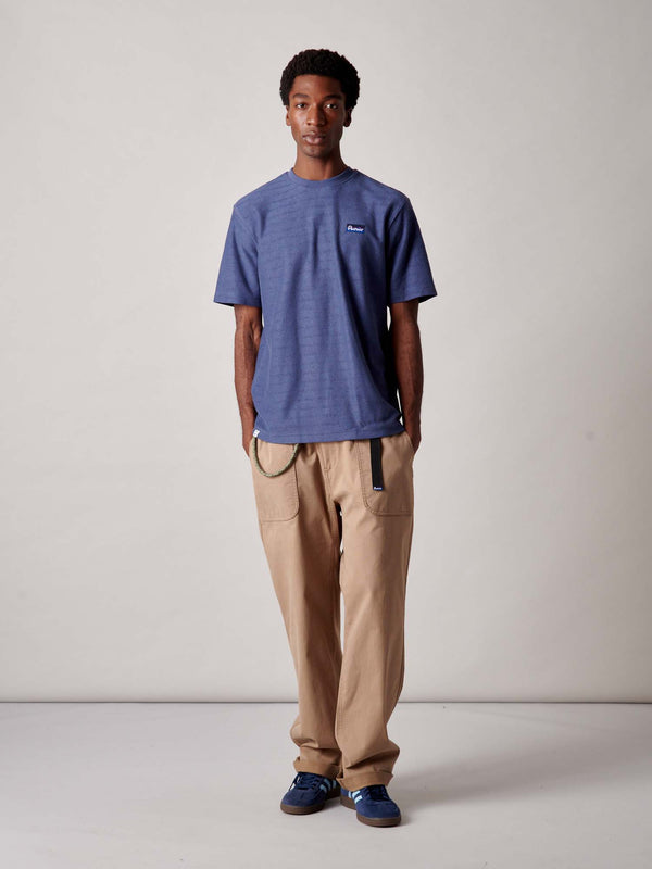 Penfield Textured T-Shirt In Blue Indigo