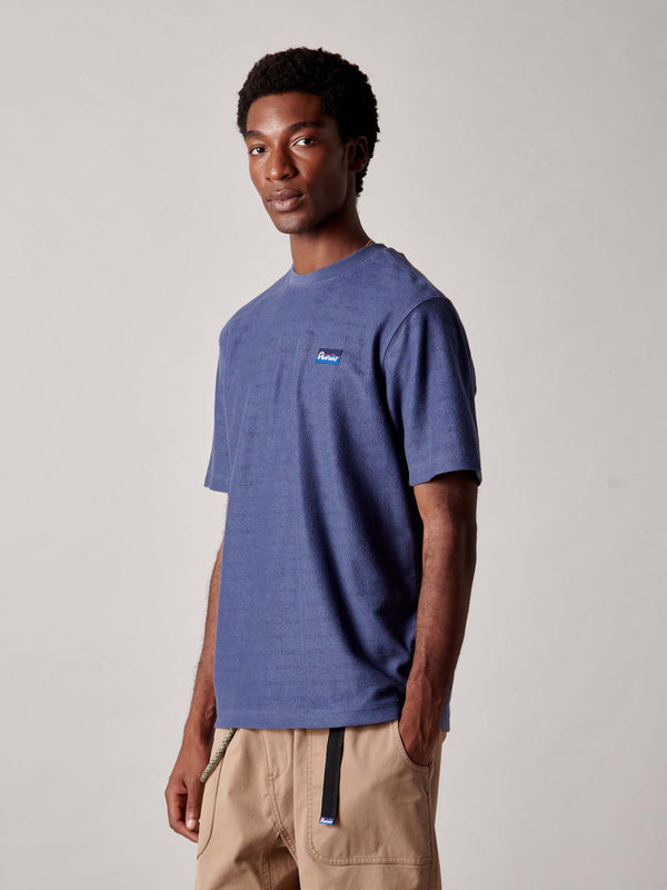 Penfield Textured T-Shirt In Blue Indigo