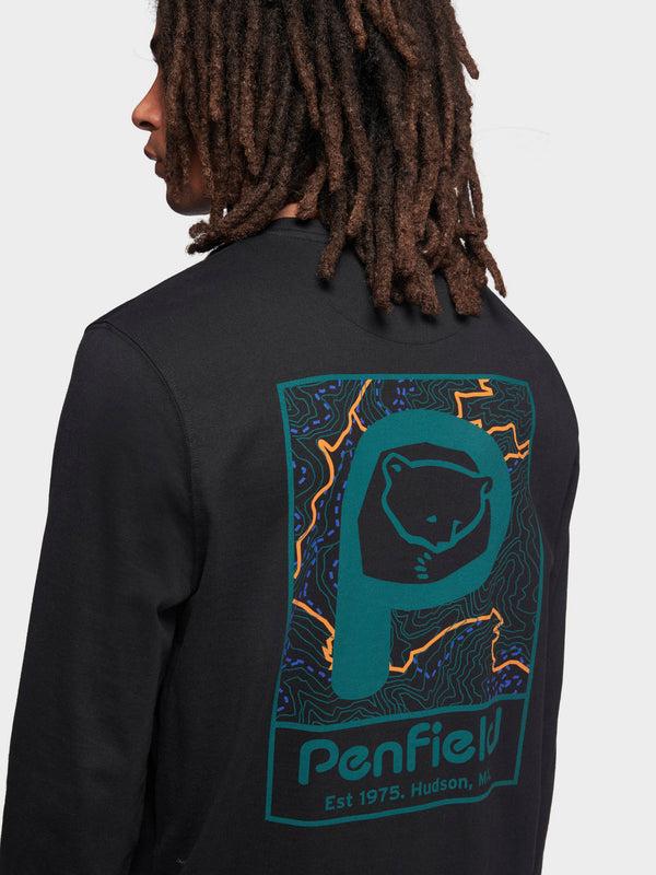 Penfield Trail Long Sleeve T-Shirt In Black