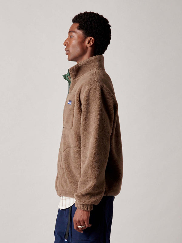 Penfield Trailblaze Fleece Jacket In Lead Gray