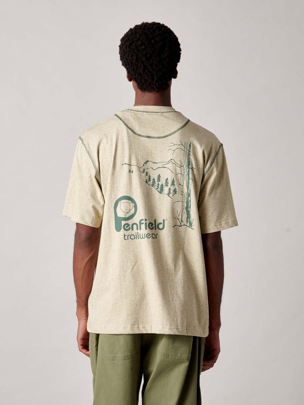Penfield Trailwear T-Shirt In Brown Rice