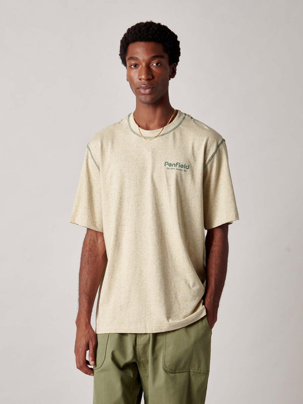 Penfield Trailwear T-Shirt In Brown Rice