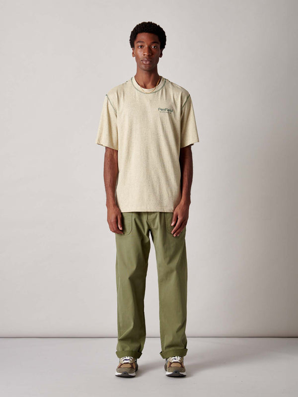 Penfield Trailwear T-Shirt In Brown Rice