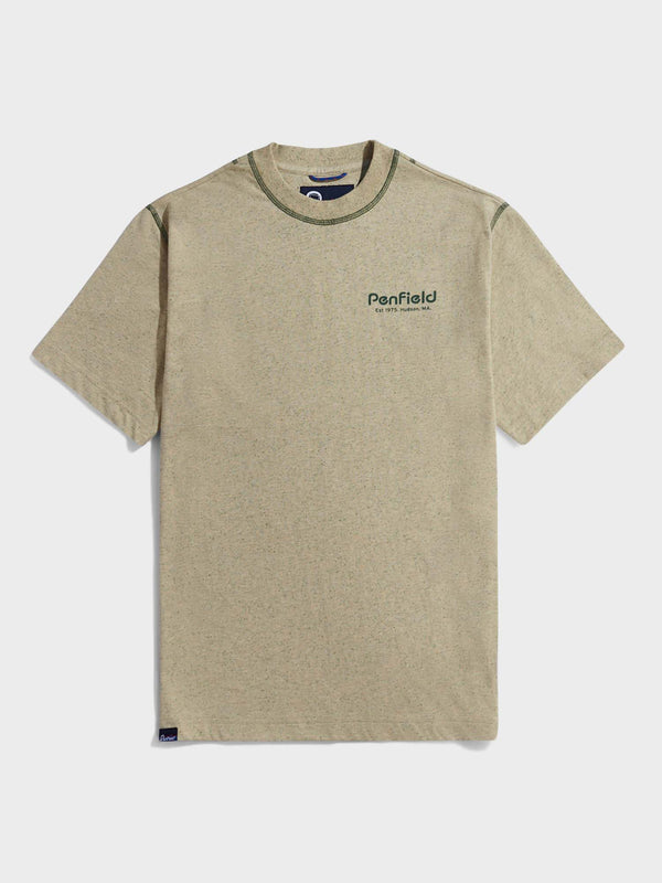 penfield Trailwear T-Shirt in Brown Rice