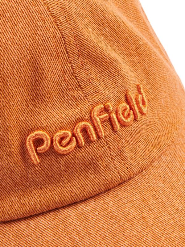 Penfield Washed Baseball Cap In Apricot