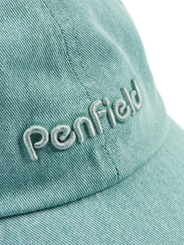 Penfield Washed Baseball Cap In Milky Blue