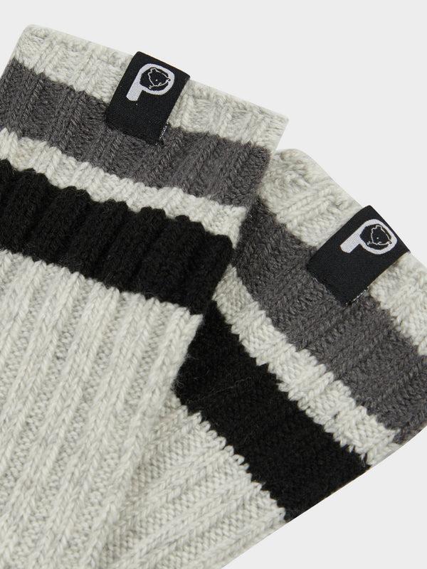 Penfield Twist Hiking Wool Blend Socks In Vintage Grey Heather