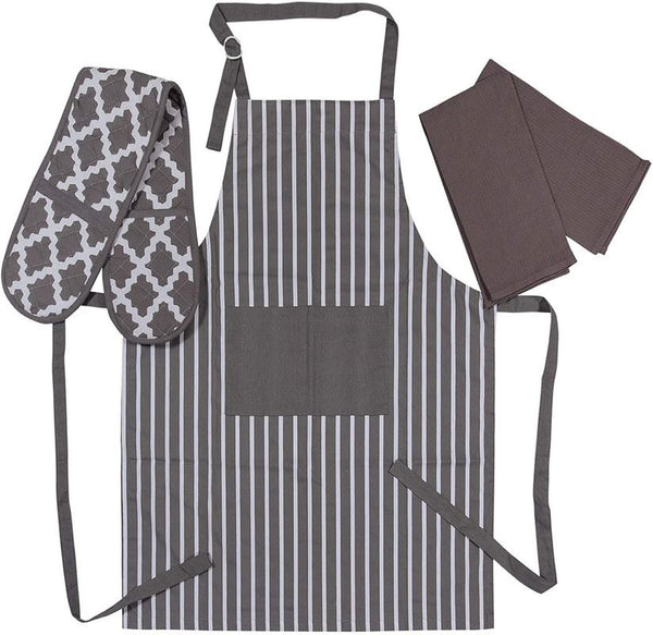 penguin home Apron Oven Mitt & Kitchen Tea Towels Set - Pack of 4 126+ sold penguin home Apron Oven Mitt & Kitchen Tea Towels Set - Pack of 4 126+ sold