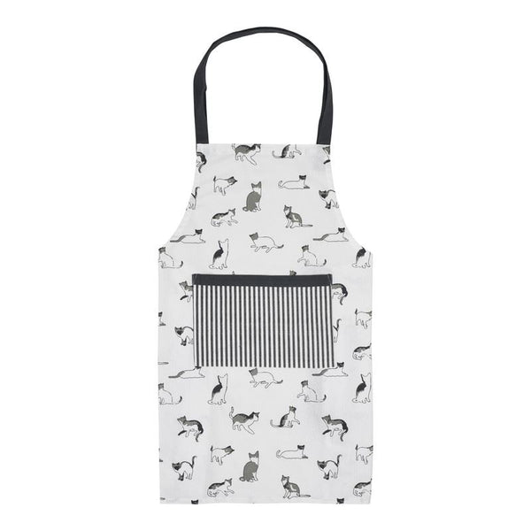 penguin home Chef Quality Apron With Thokka Print Plain woven contrast color pocket 800 sold