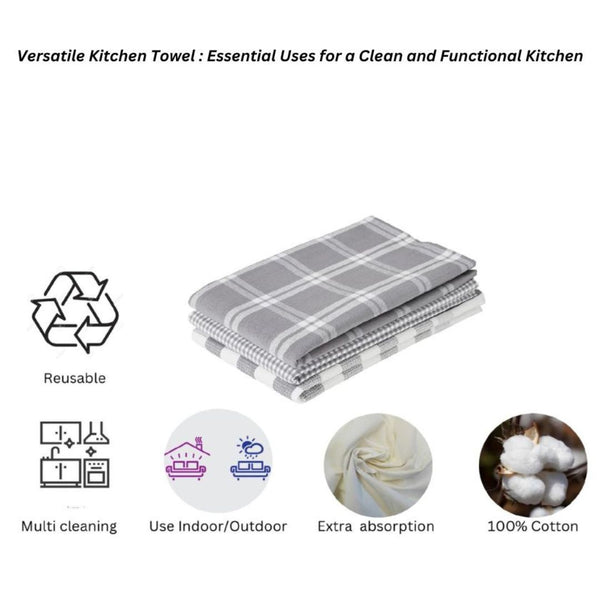 Penguin Home Cotton Kitchen Towel Pack Of 3 400+ Sold