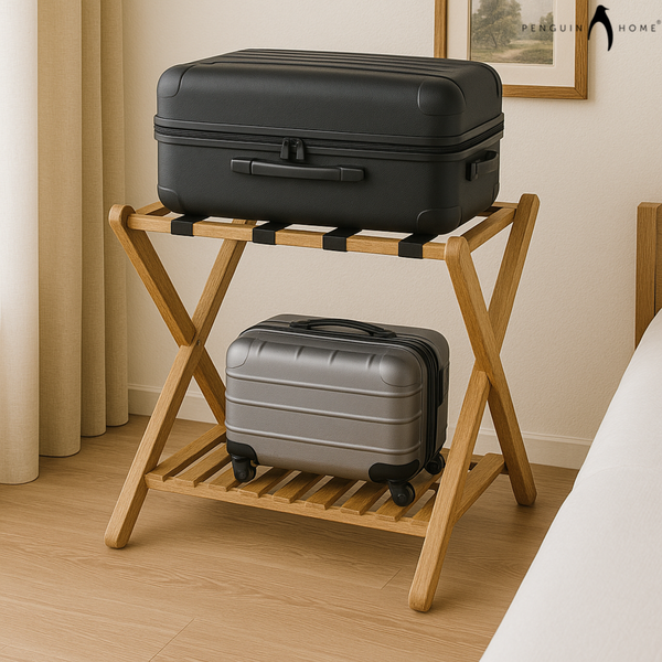 Penguin Home Folding Luggage Rack For Suitcases 5467 Sold